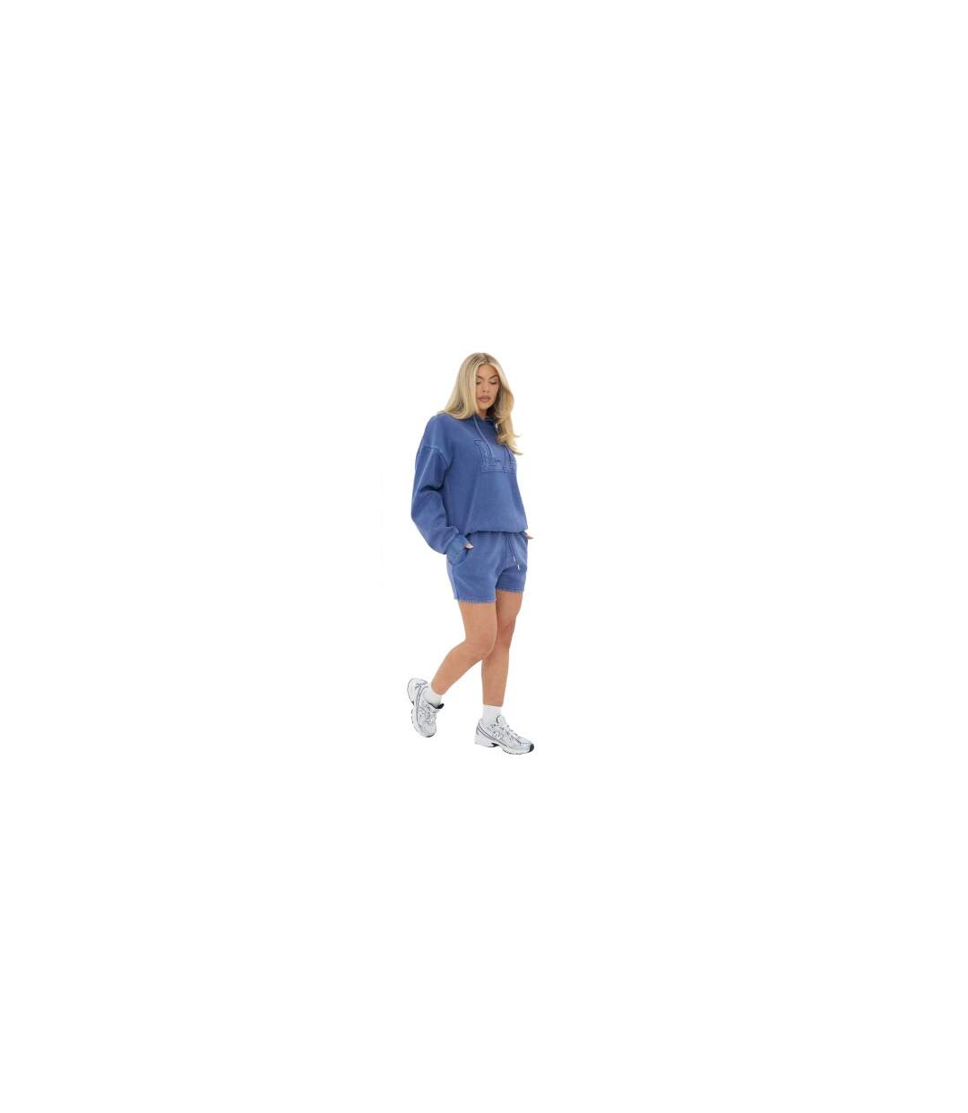 Short Motif/style Délavé Femme Bleu Ciel I Saw It First-1