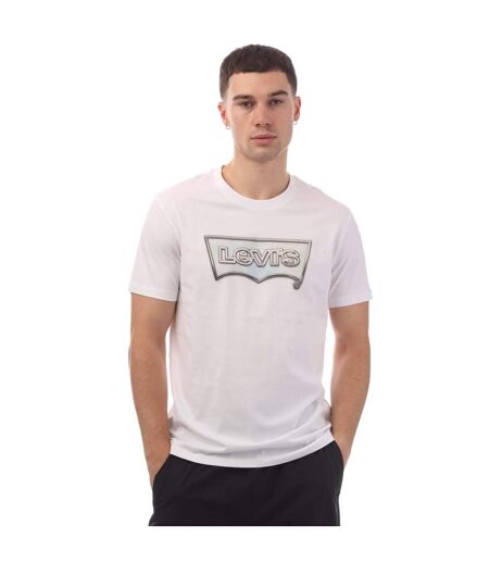T-shirt Homme Blanc Gris Levis