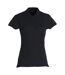 Polo Femme Noir Clique-1