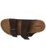 Isotoner Sandales homme à doubles brides ultra confortables, semelle intérieure cuir-3