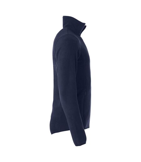 Womens/ladies Basic Polar Fleece Jacket Dark Navy Clique