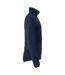 Womens/ladies Basic Polar Fleece Jacket Dark Navy Clique-4