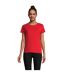 T-shirt Pioneer Femme Rouge Vif SOLS-1