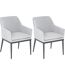 Fauteuil de jardin en aluminium et textilène (Lot de 2)