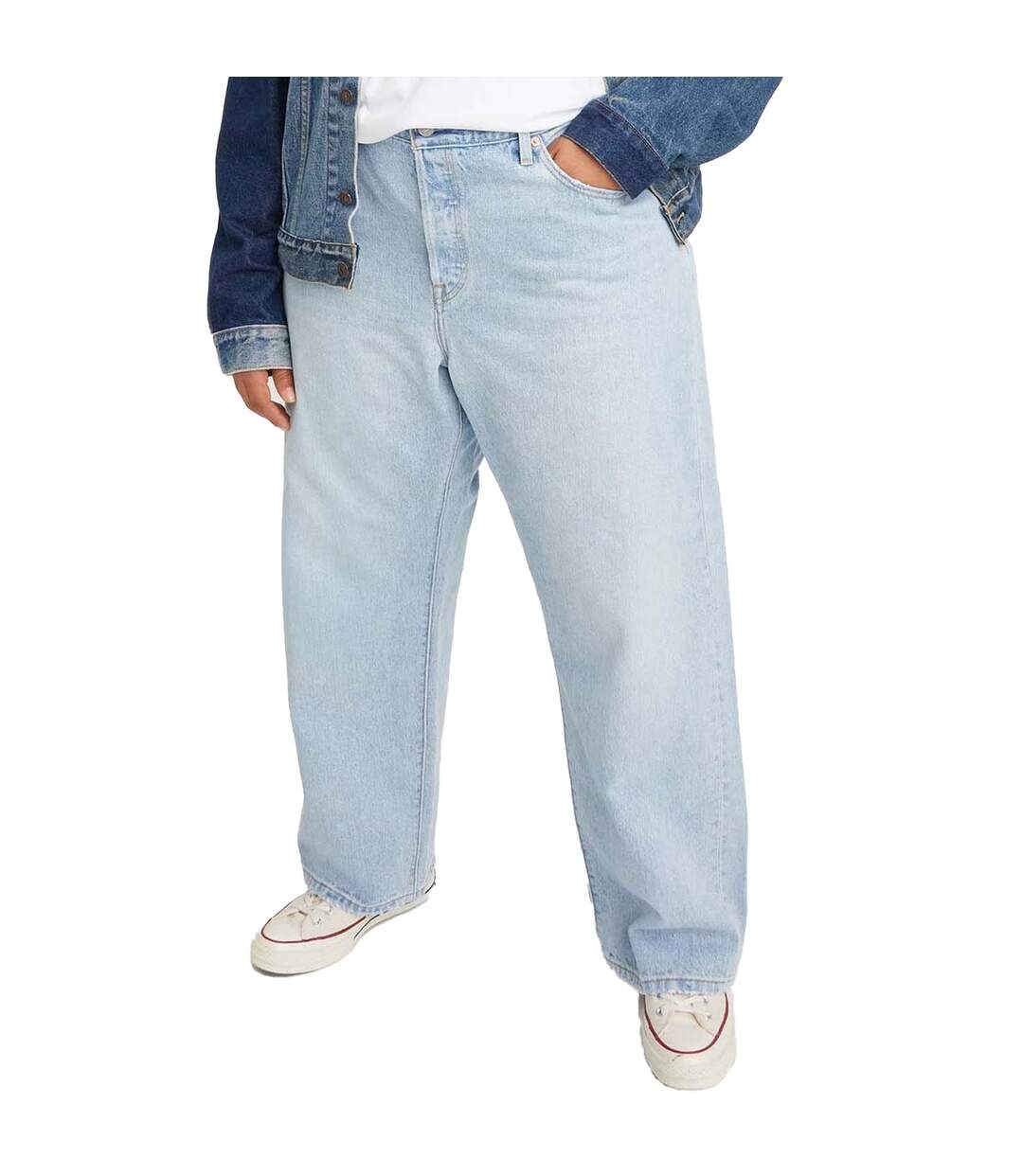 Jean 90s femme bleu clair Levis-4
