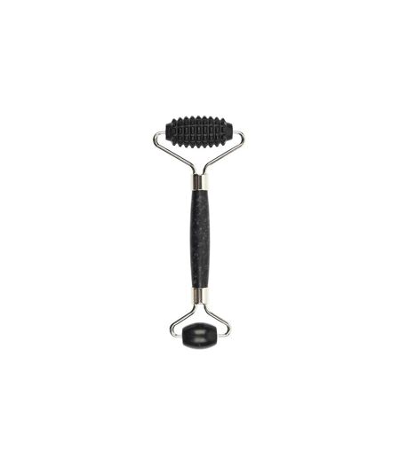 Rouleau de Massage 2 en 1 Jade 14cm Noir