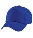 Lot de 2  casquettes de baseball adulte bleu roi Beechfield