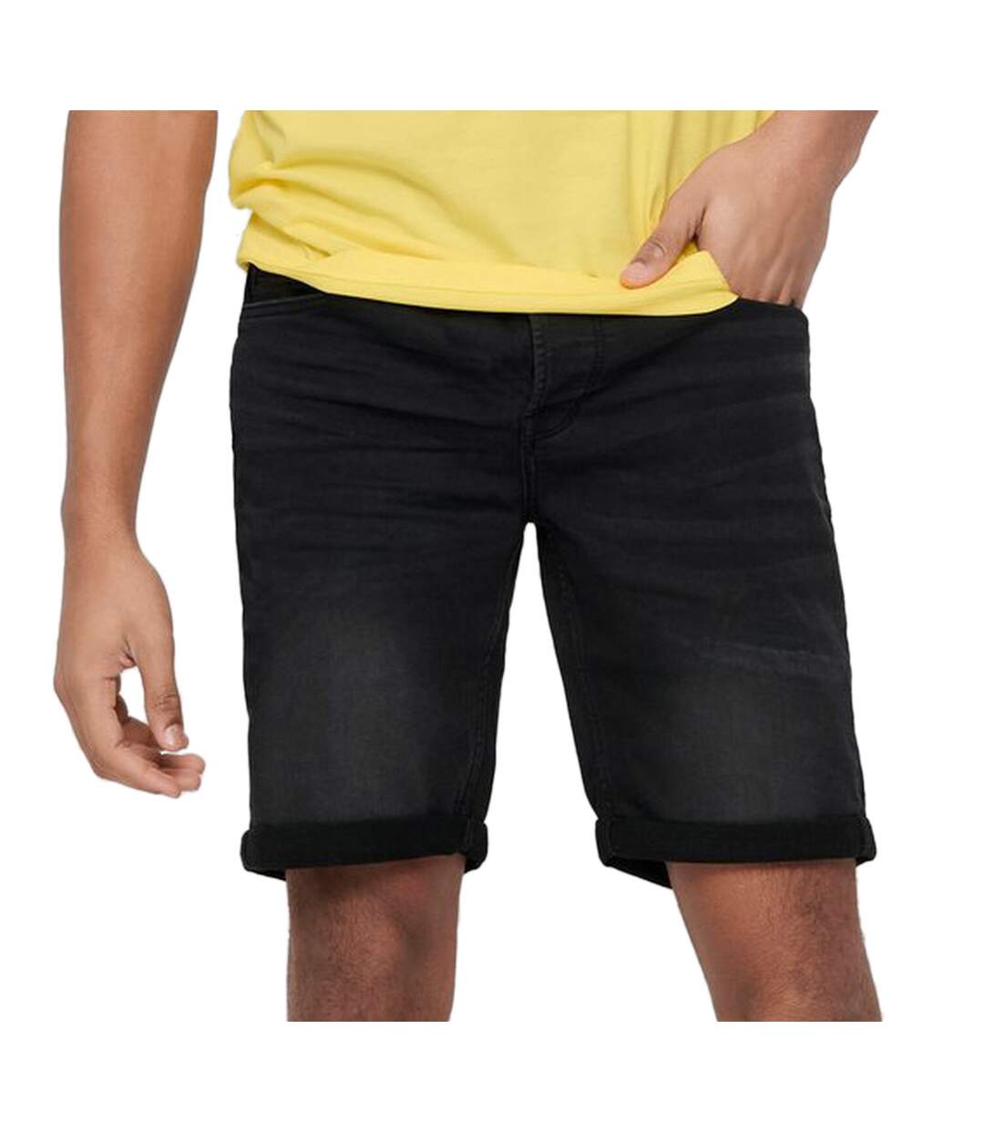 Homme Vêtements Shorts Bermudas Shorts et bermudas Coton Only & Sons pour homme en coloris Noir 