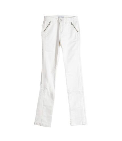 Long straight-cut trousers with hems AJEA10-A354 woman
