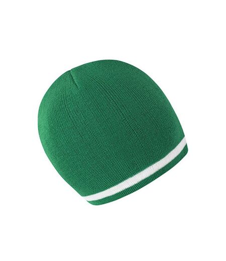 Bonnet National Adulte Vert Kelly Blanc Result Winter Essentials