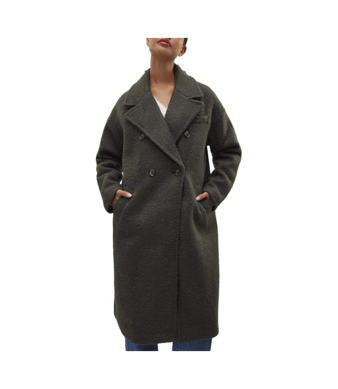 Manteau long gris femme vero moda liteerika-1