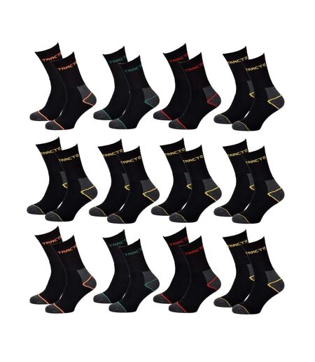 Chaussettes de Travail TRACTO pour Homme Résistance et Qualité Pro - Pack de 12