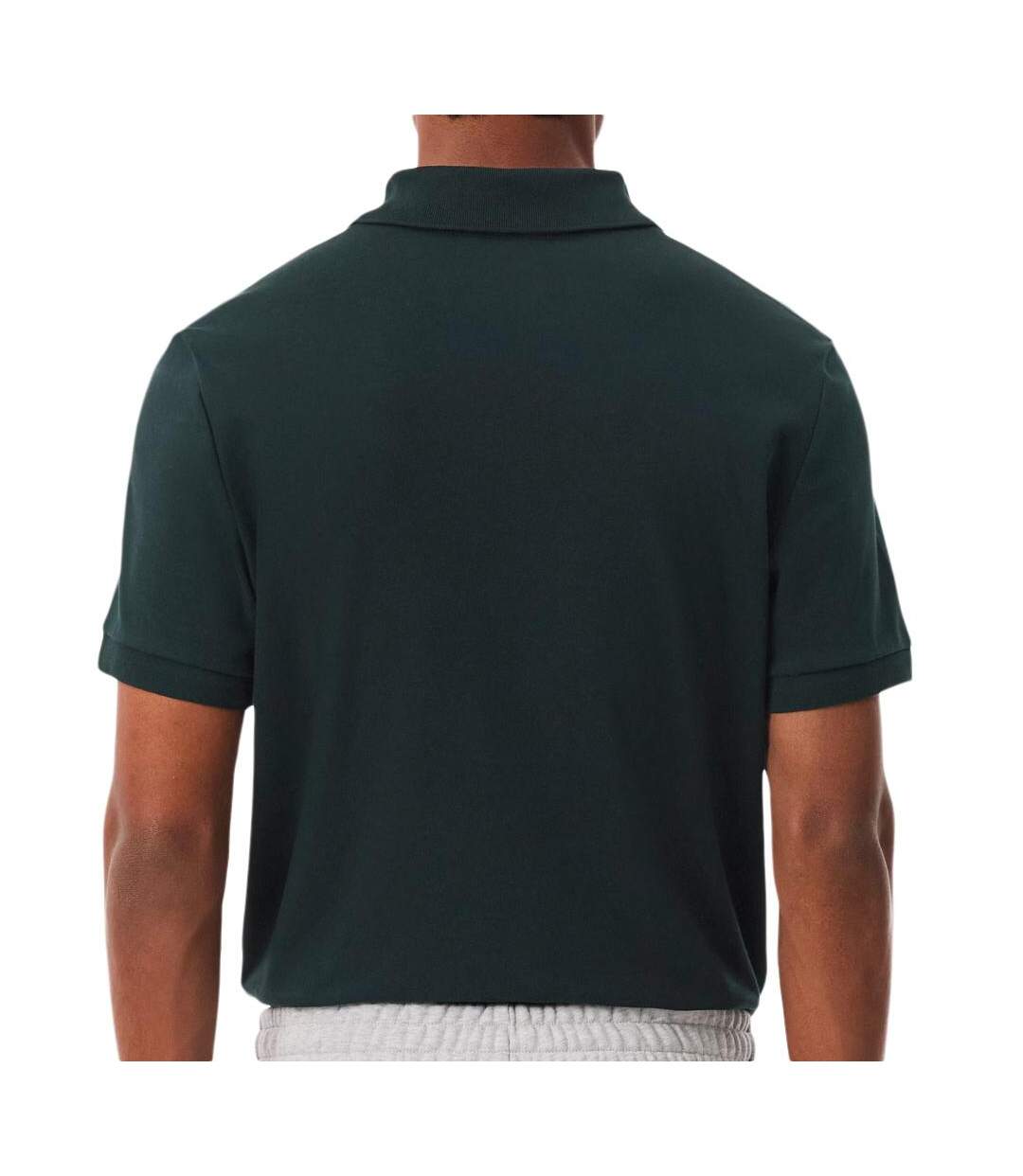 Polo vert sapin homme lacoste fit pima-2