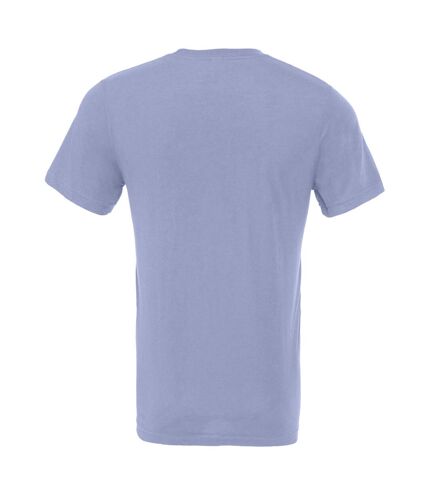 Canvas Unisex Jersey Crew Neck Short Sleeve T-Shirt (Lavender Blue)