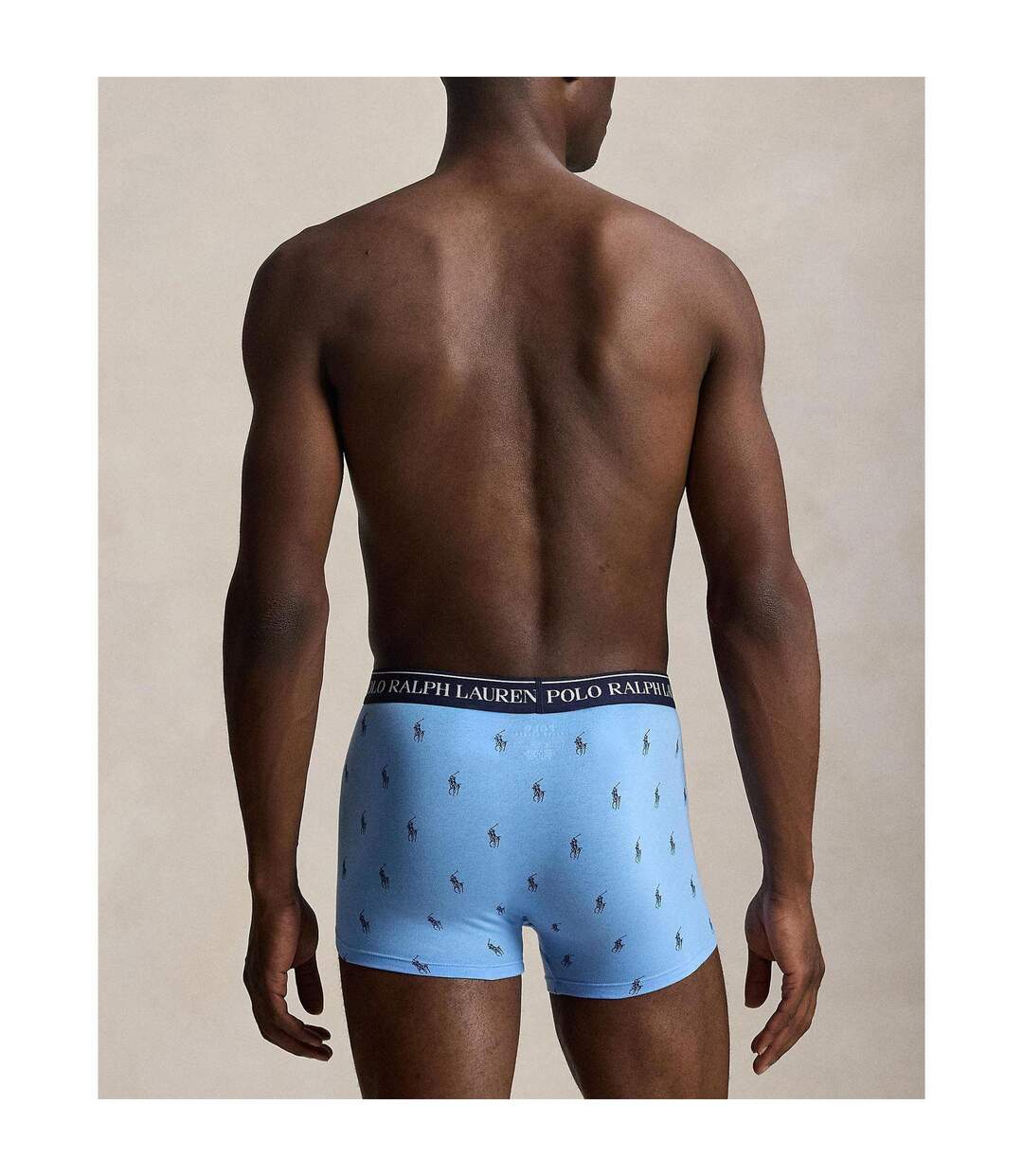 Pack Of 3  Mens Boxer Shorts  Pink Navy Ralph Lauren-4