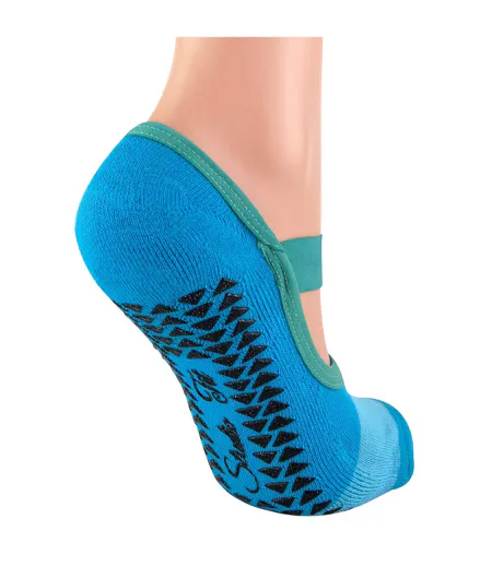 Chaussettes de Yoga Pilates Coton Antidérapantes
