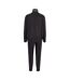 Mens Chevron Lightweight Tracksuit Set Black Charcoal Slazenger-3