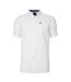 Mens Classic Linen Short-sleeved Shirt White Raging Bull-1