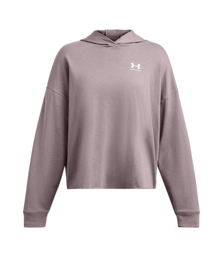 Sweat À Capuche Rival Femme Gris Under Armour