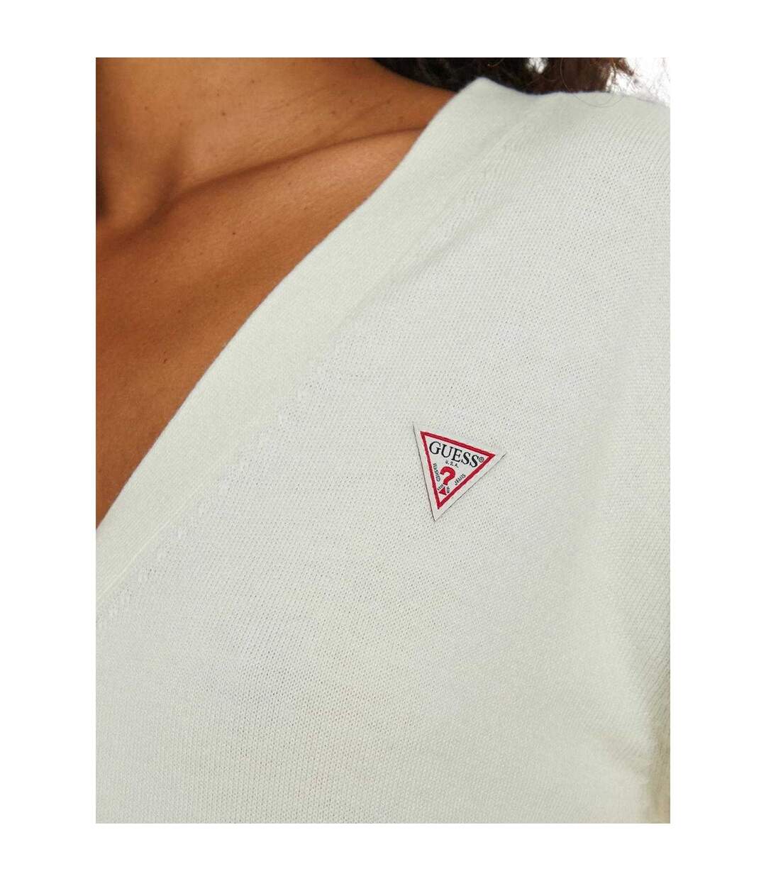 Sweat Femme Écru Guess-4