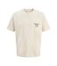 T-Shirt beige homme jack & jones norrebro-1
