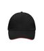 Casquette De Baseball Noir Rouge Myrtle Beach-1