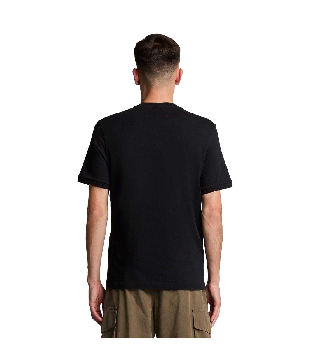 T-shirt Ottoman Homme Noir Lyle & Scott-4
