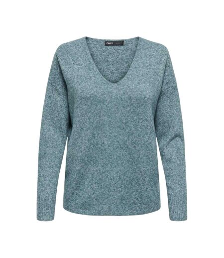 Pull Rica Femme Vert Mousse Chiné Only