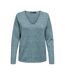 Pull Rica Femme Vert Mousse Chiné Only-1
