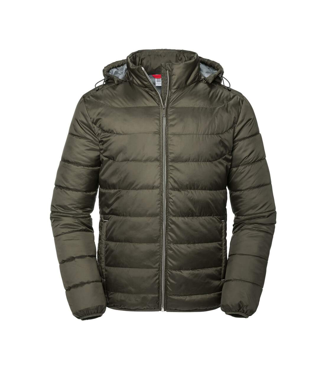 Doudoune Matelassée Nano Homme Olive Foncée Russell-1