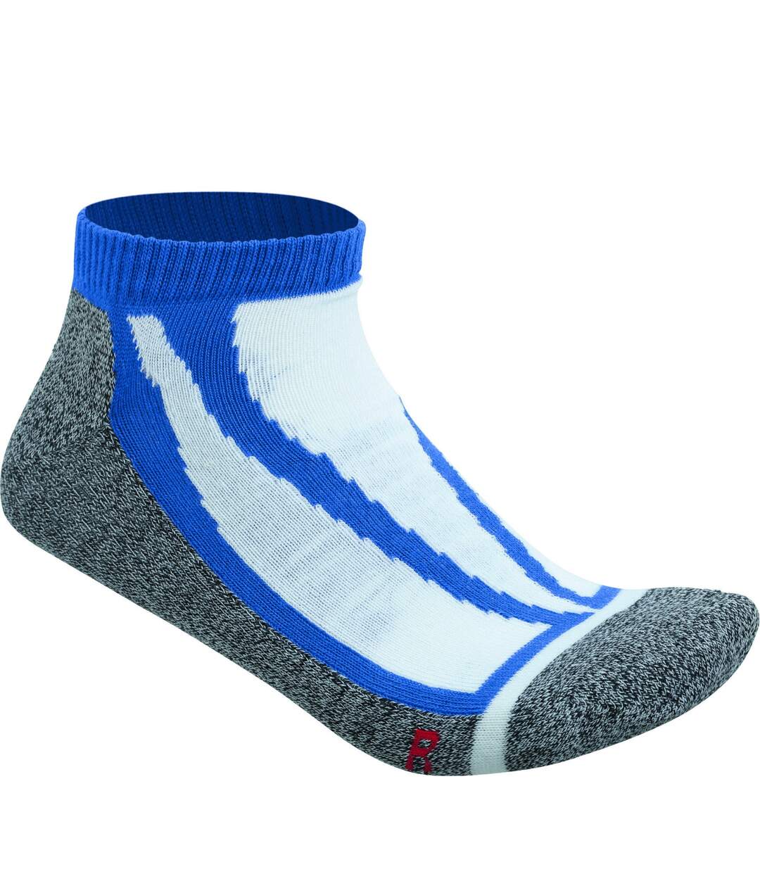 Chaussettes basses de sport - JN209 - bleu et gris - sneakers homme femme