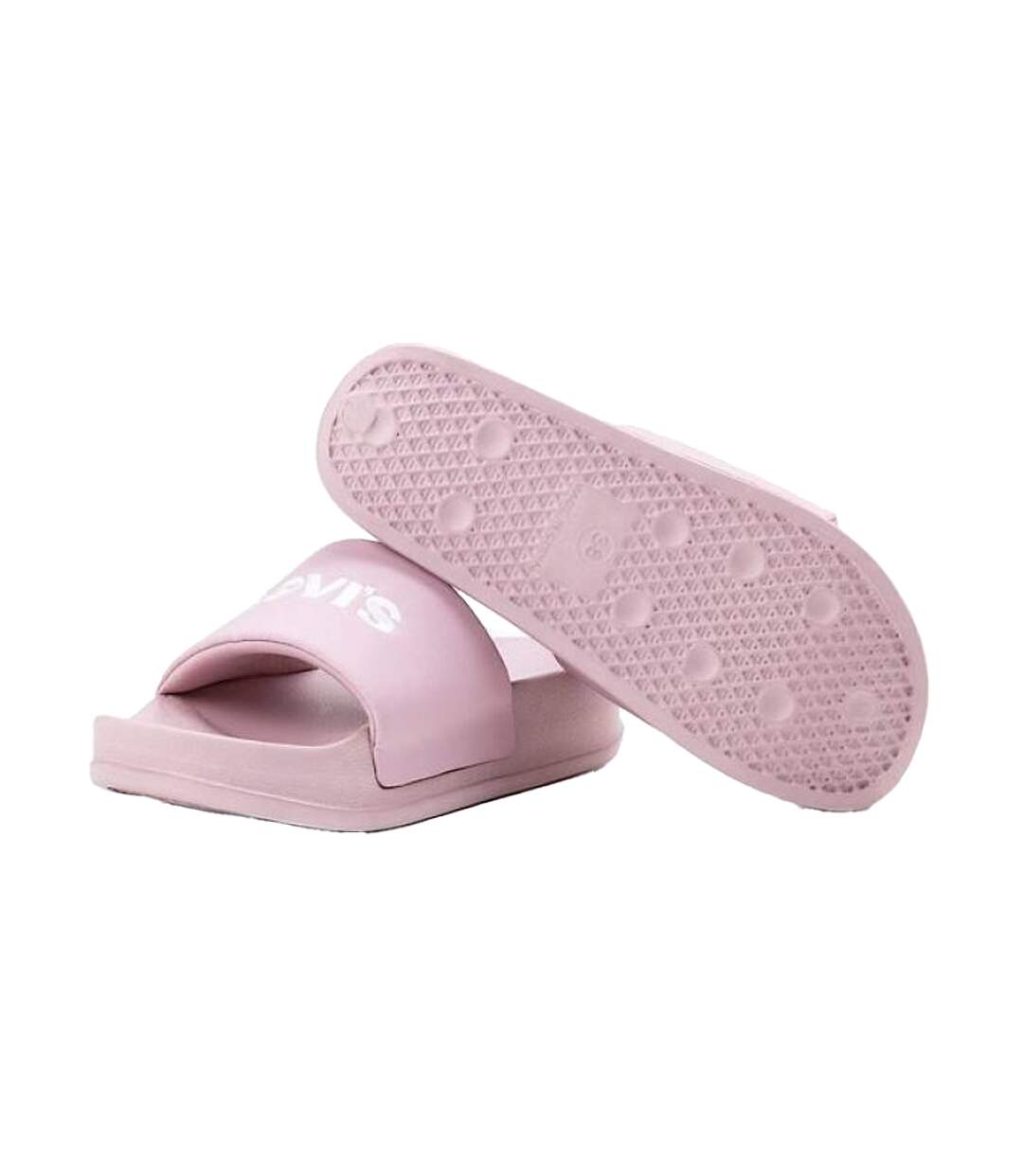 Claquettes Motif/style Vif June Femme Rose Levis-4
