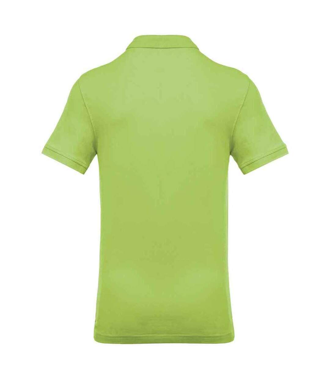Mens Pique Polo Shirt Lime Green Kariban-2