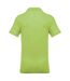 Mens Pique Polo Shirt Lime Green Kariban-2
