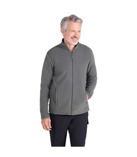 Mens Raso Full Zip Fleece Top Khaki Green Mountain Warehouse