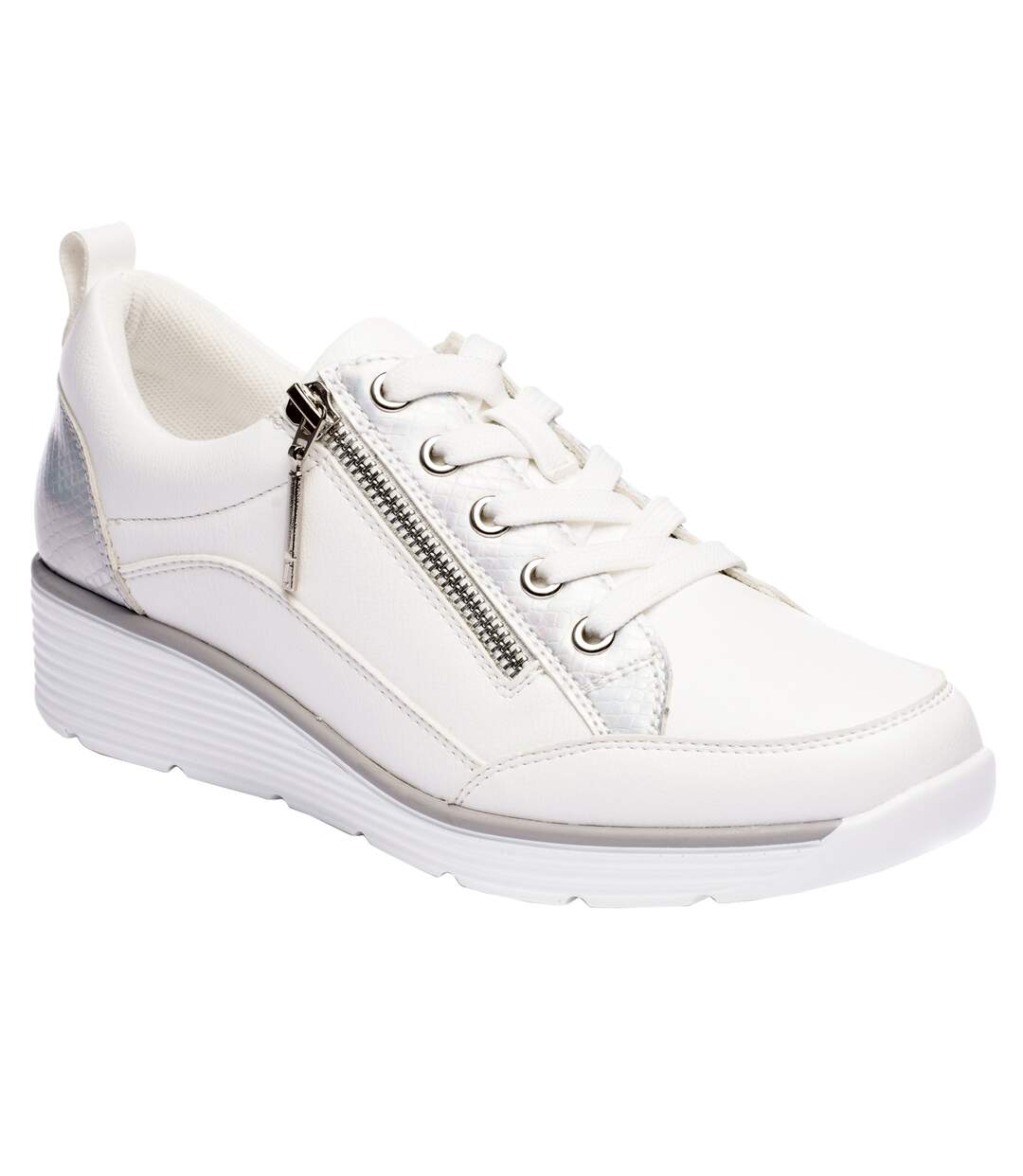 Baskets kiley femme blanc Lunar-1