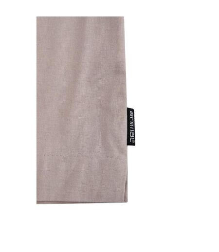 Womens/ladies comfort cotton shorts light beige Animal