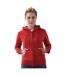 Awdis - Sweatshirt à capuche et fermeture zippée - Femme (Rouge feu) - UTRW183