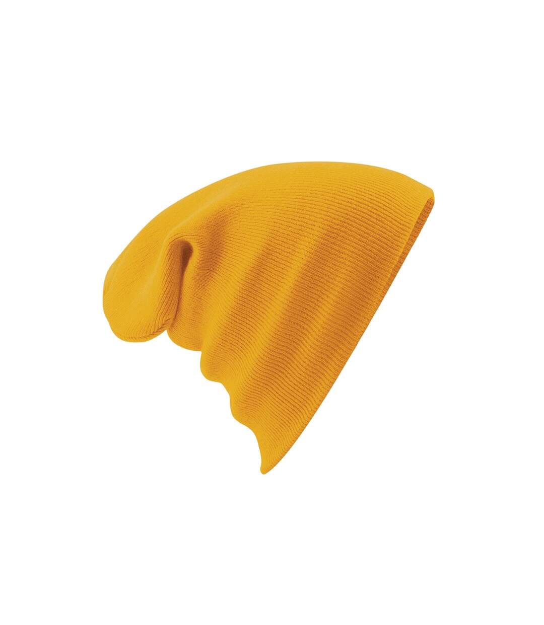 Bonnet À Revers Mixte Moutarde Beechfield-2
