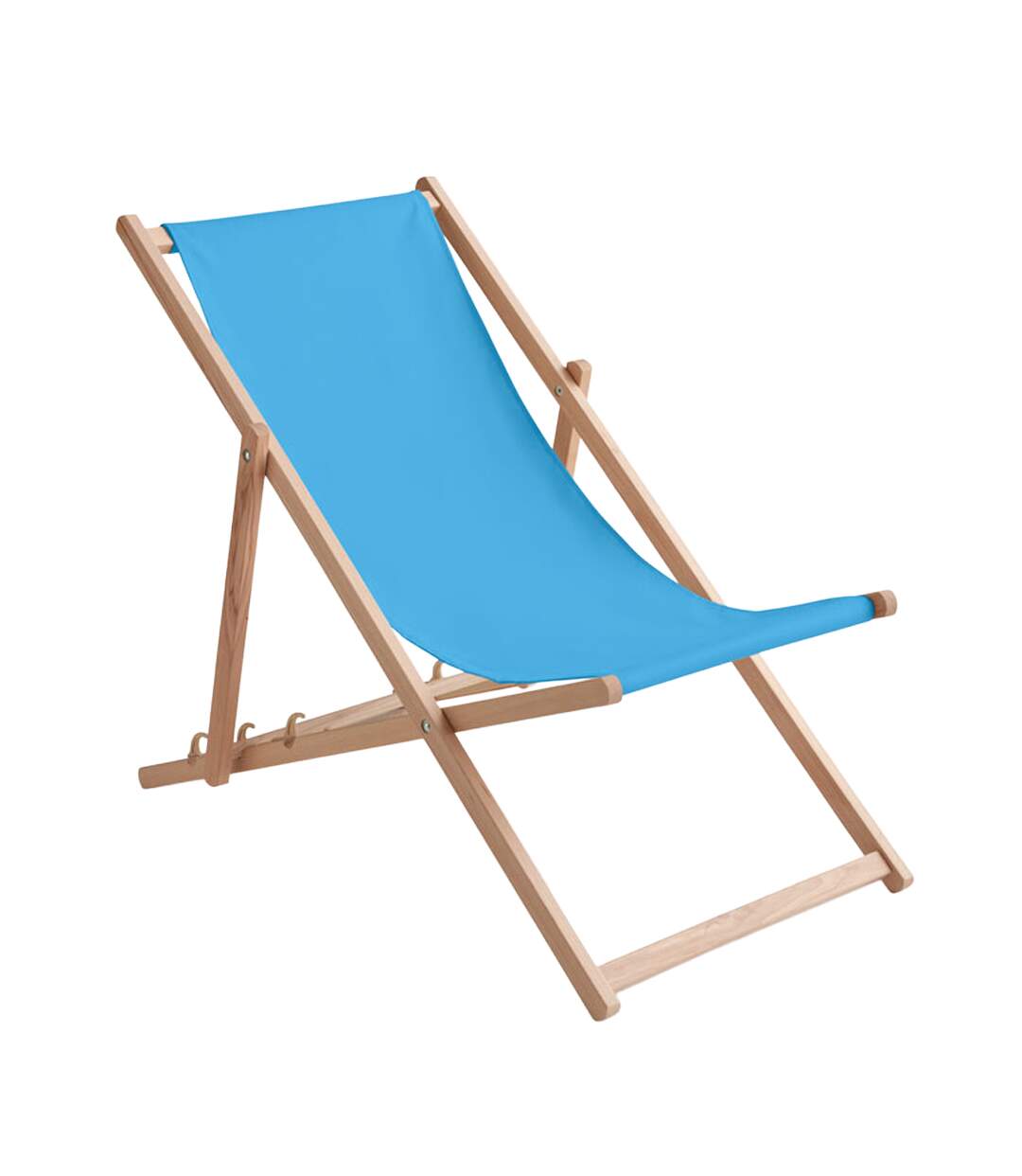 Honopu wood folding chair one size turquoise MidOcean-2
