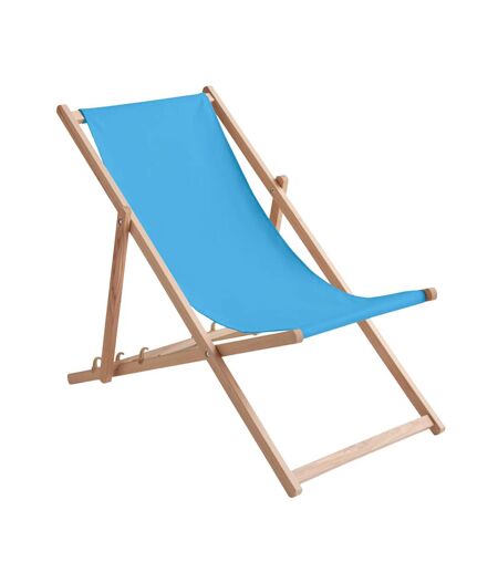 Honopu wood folding chair one size turquoise MidOcean