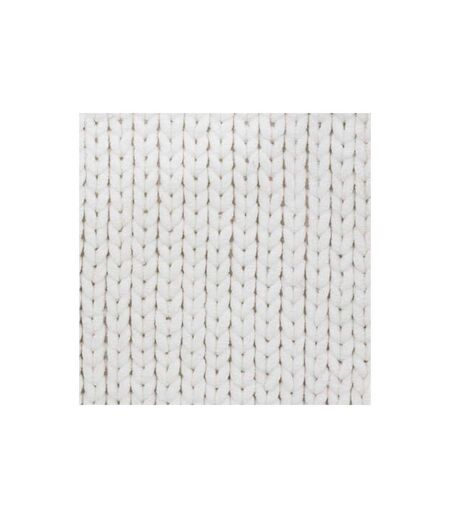 Tapis de Salle de Bain Tissé Épais 50x120cm Blanc