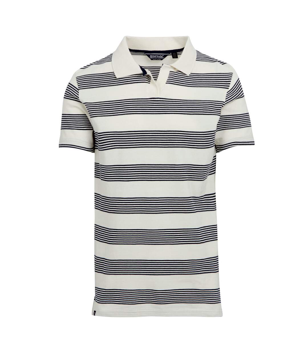 Polo tempete homme blanc cassé / bleu marine Regatta-1