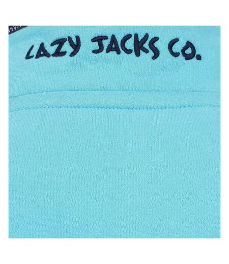 Sweat Homme Turquoise Vif Lazy Jacks
