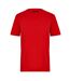 Mens Small Logo Crew Neck T-shirt Bright Red Hugo-1