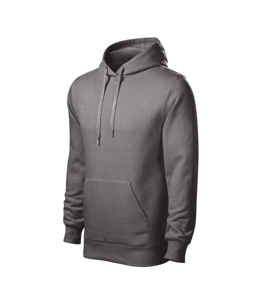 Sweat À Capuche Cape Homme Gris Foncé Malfini-3