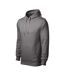 Sweat À Capuche Cape Homme Gris Foncé Malfini-3