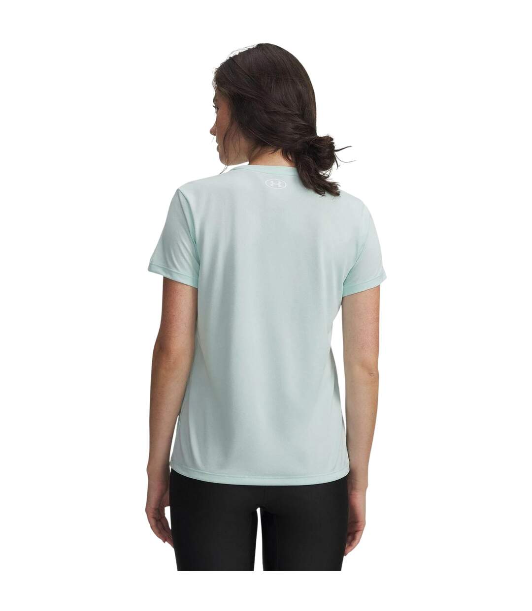 T-shirt Tech Femme Turquoise Pâle Blanc Under Armour-2