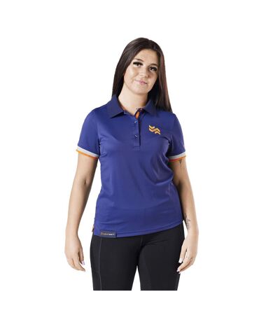 Polo bempton femme bleu marine / orange Firefoot