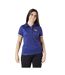 Womens/ladies bempton polo shirt navy/orange Firefoot